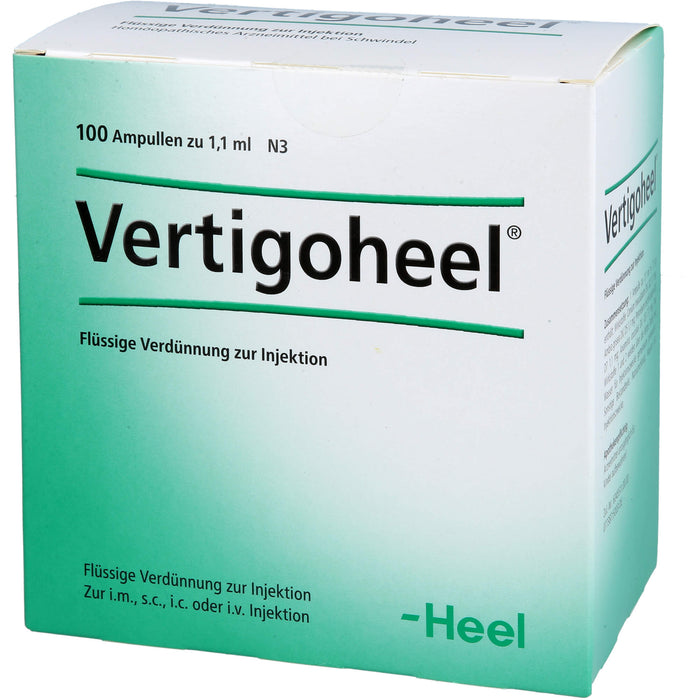 Vertigoheel Flüssige Verdünnung zur Injektion, 100 St AMP