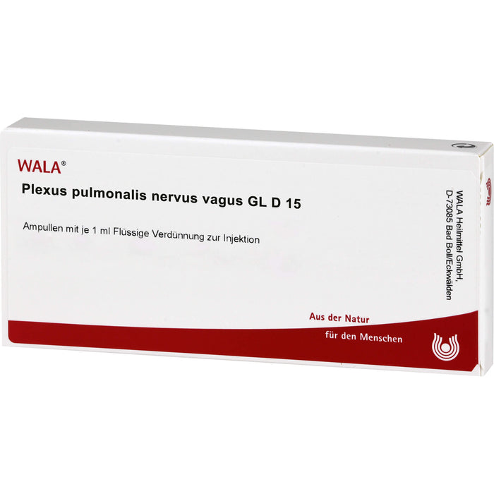 Plexus pulmon. nervus vagus Gl D15 Wala Ampullen, 10X1 ml AMP