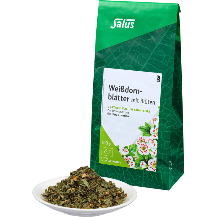 Salus Weißdornblätter mit Blüten zur Unterstützung der Herz-Funktion, 100 g Tee