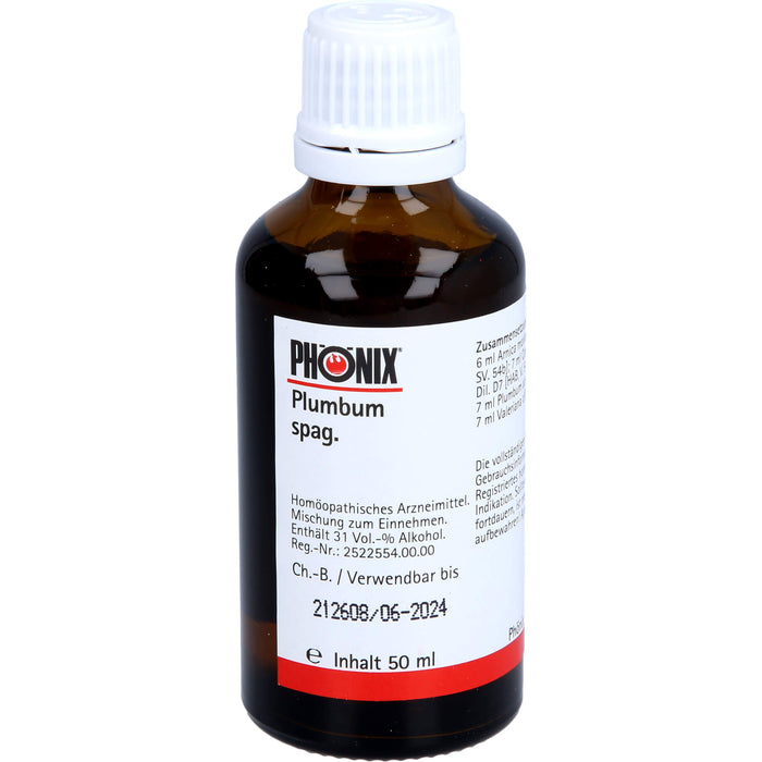 PHÖNIX plumbum spag. Tropfen, 50 ml Lösung