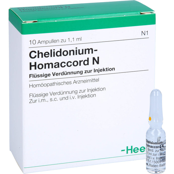 Heel Chelidonium Homaccord N flüssige Verdünnung, 10 St. Ampullen