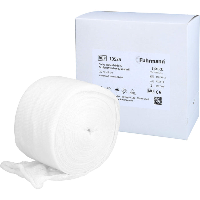 Fuhrmann Schlauchverband 20 m x 8 cm Größe 5 Salva Tube, 1 St. Binde