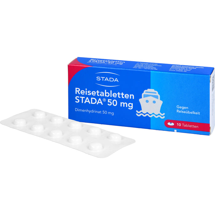 Reisetabletten STADA  50 mg, 10 St. Tabletten