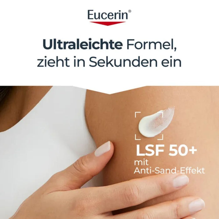 Eucerin Dry Touch Sun Gel-Creme ultraleicht LSF 50+, 200 ml Creme