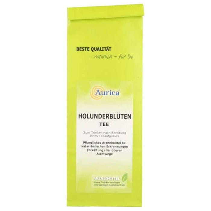 Aurica Holunderblüten Tee zur Behandlung von Erkältungskrankheiten, 70 g Tee