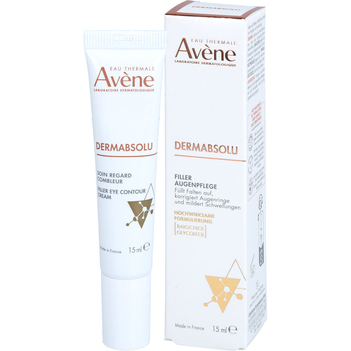 Avène Dermabsolu Filler Augenpflege - Anti-Aging Pflege mit Bakuchiol, 15 ml Creme