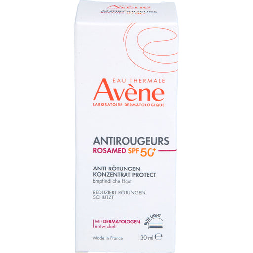 Avène Antirougeurs Rosamed LSF 50+ Anti-Rötungen Konzentrat Protect für empfindliche Haut, 30 ml Creme