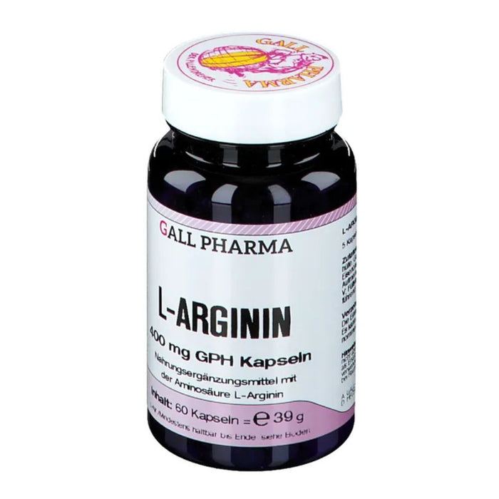 GALL PHARMA L-Arginin 400 mg GPH Kapseln, 60 St. Kapseln