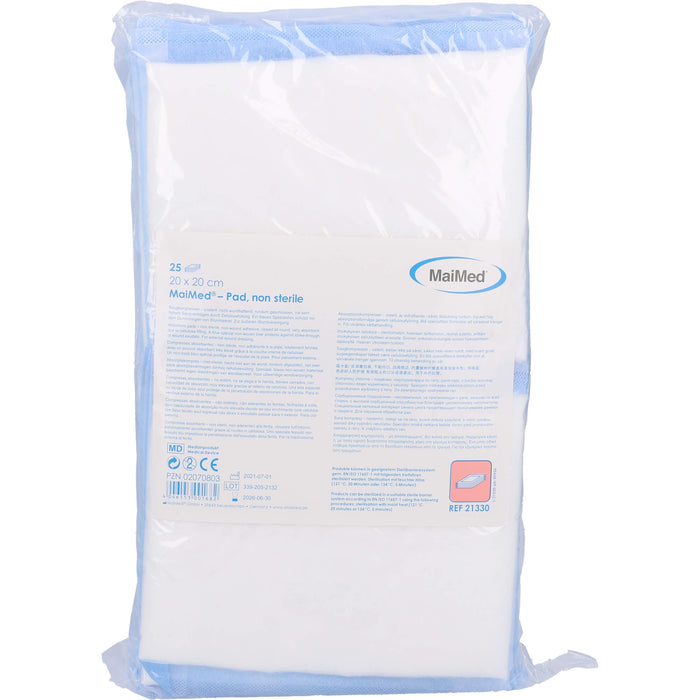 Saugkompressen 20x20 unsteril, 25 St KOM