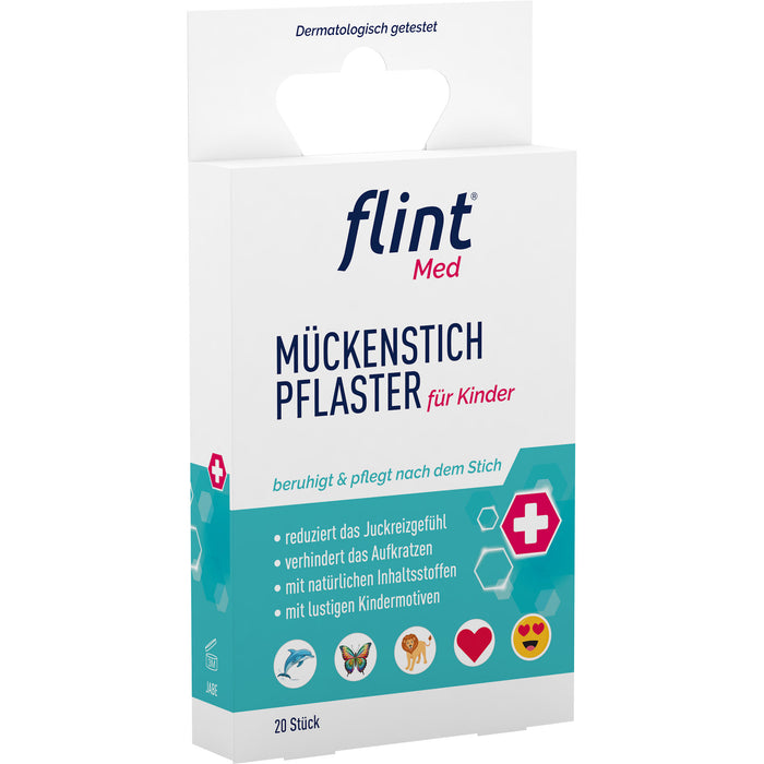 Flint Med Mückenstich Pflaster für Kinder, 20 St. Pflaster