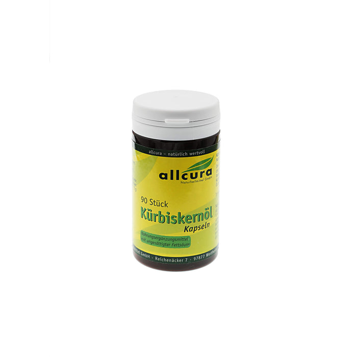 Allcura Kürbiskernöl Kapseln, 90 St. Kapseln