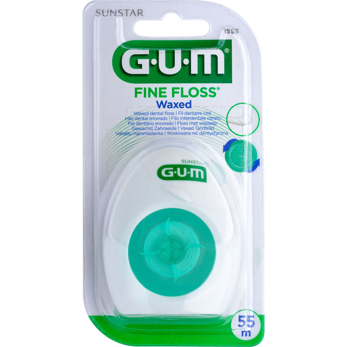 GUM FINE FLOSS waxed Zahnseide 55 m, 1 St. Zahnseide