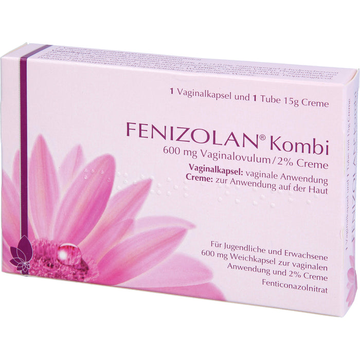 Fenizolan Kombi 600 mg Vaginalovulum/2% Creme, 1 St. Kombipackung