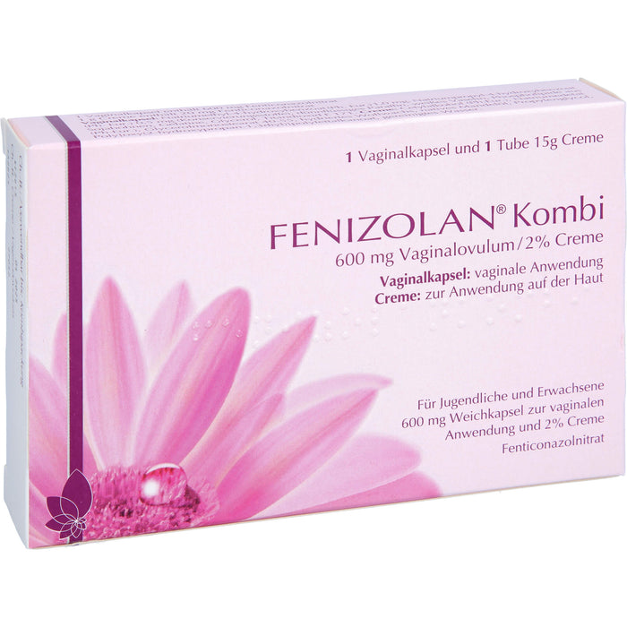 Fenizolan Kombi 600 mg Vaginalovulum/2% Creme, 1 St. Kombipackung