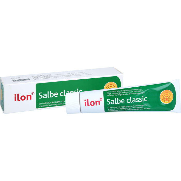 ilon Salbe classic bei leichten eitrigen Entzündungen der Haut, 100 g Salbe