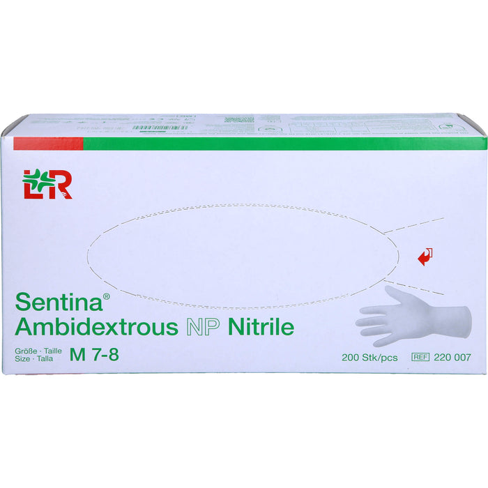 Sentina Ambidextrous Nitrile USH unsteril Gr. M, 200 St HAS