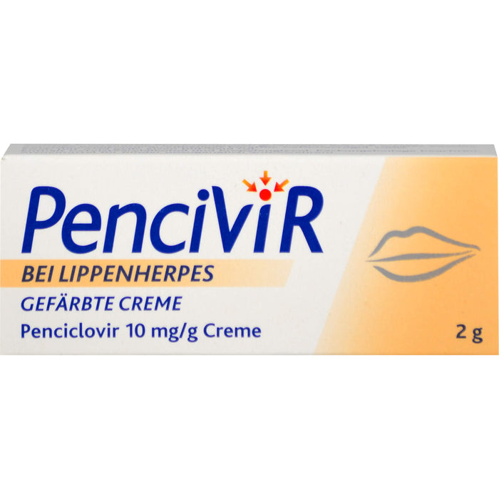 Pencivir bei Lippenherpes gefärbte Creme, 2 g Creme