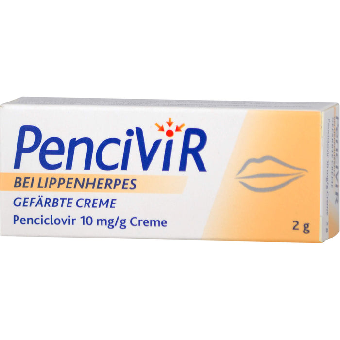 Pencivir bei Lippenherpes gefärbte Creme, 2 g Creme