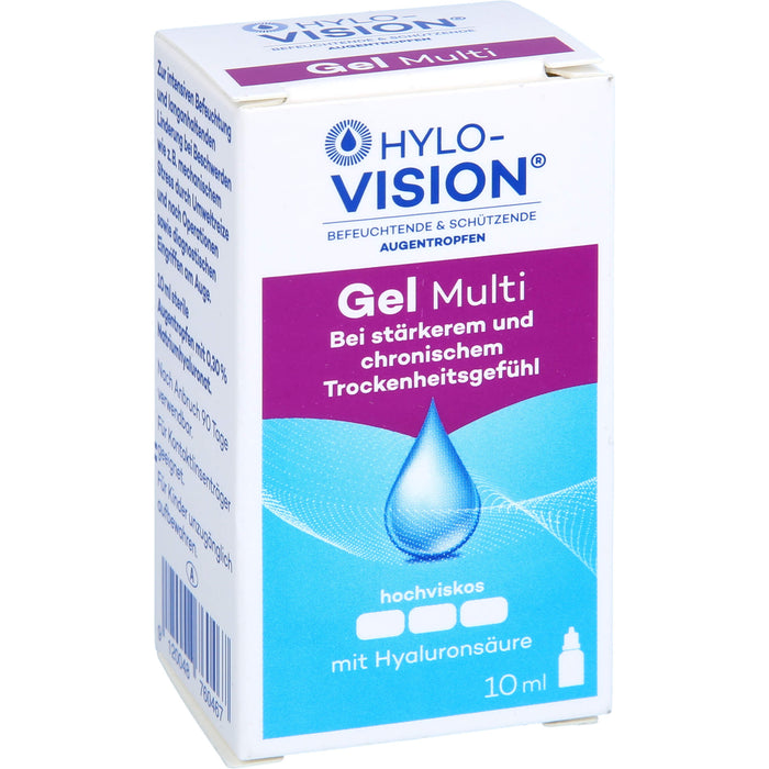 HYLO-VISION Gel Multi Augentropfen, 10 ml Lösung