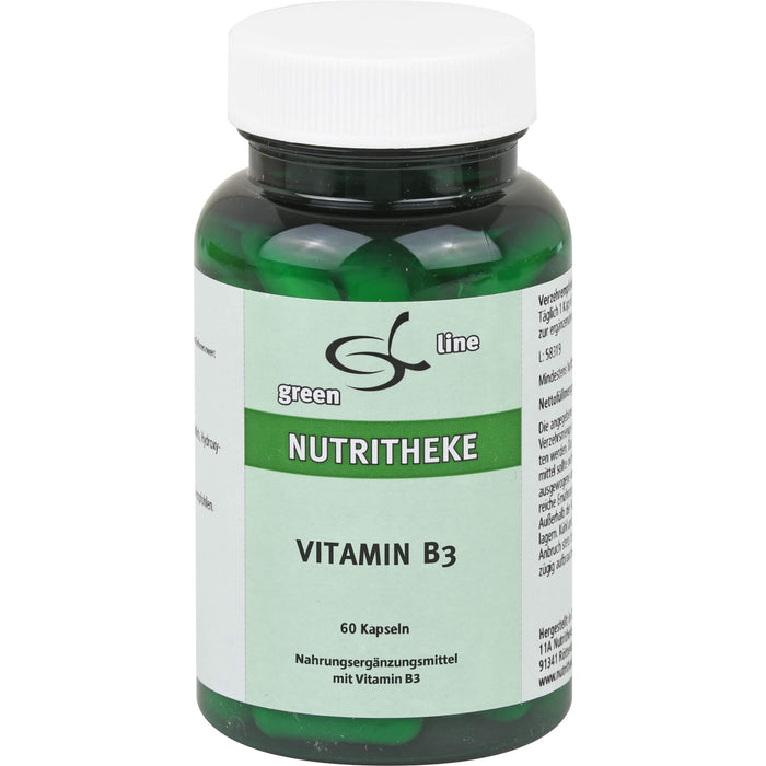 Green Line Nutritheke Vitamin B3 Kapseln, 60 St. Kapseln