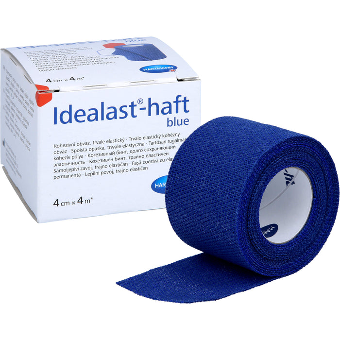 Idealast-haft color Binde 4cmx4m blau, 1 St BIN
