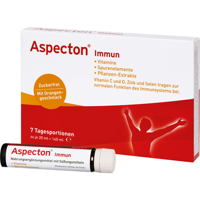 Aspecton Immun Lösung zur Unterstützung der normalen Funktion des Immunsystems, 7 St. Ampullen