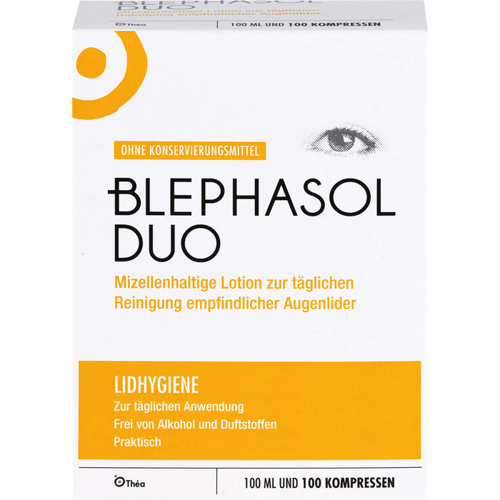 Blephasol Duo Lotion + Reinigungspads zur Lidhygiene, 1 pcs. Combipack