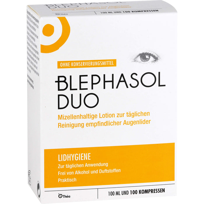 Blephasol Duo Lotion + Reinigungspads zur Lidhygiene, 1 pcs. Combipack