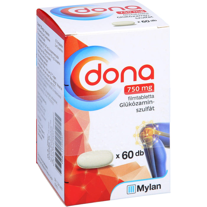 Dona 750 mg kohlpharma Filmtabletten bei leichter bis mittelstarker Arthrose des Kniegelenks, 60 St. Tabletten