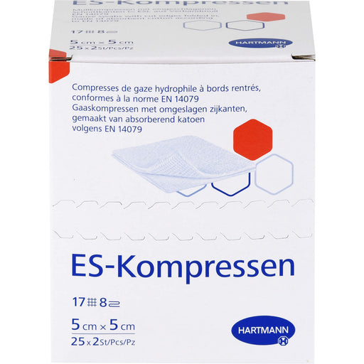 ES-Kompressen steril 5x5cm 8fach, 25X2 St KOM