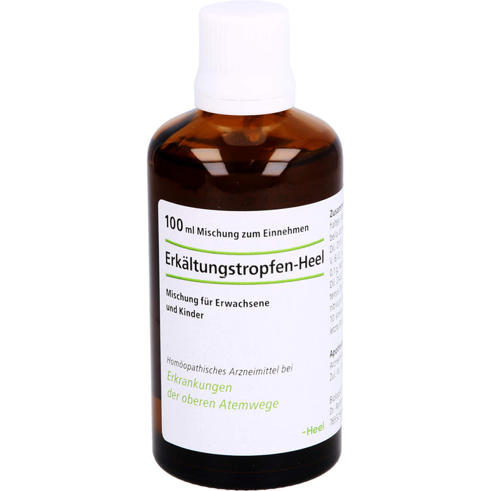 Heel Erkältungstropfen bei Erkrankungen der oberen Atemwege, 100 ml Lösung