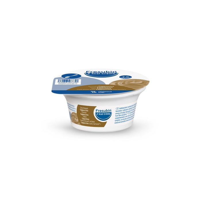 Fresubin 2 kcal Creme Cappuccino eiweißreicher Pudding bei Schluckstörungen & Dysphagie, 3000 g Lösung