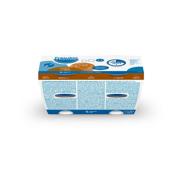 Fresubin 2 kcal Creme Cappuccino eiweißreicher Pudding bei Schluckstörungen & Dysphagie, 3000 g Lösung