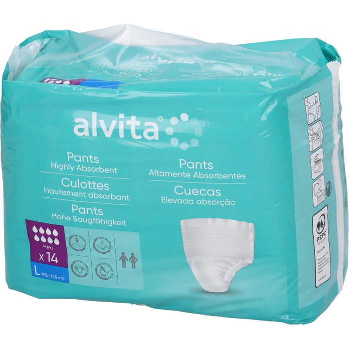 Alvita Inkontinenzpants Large, 14 St