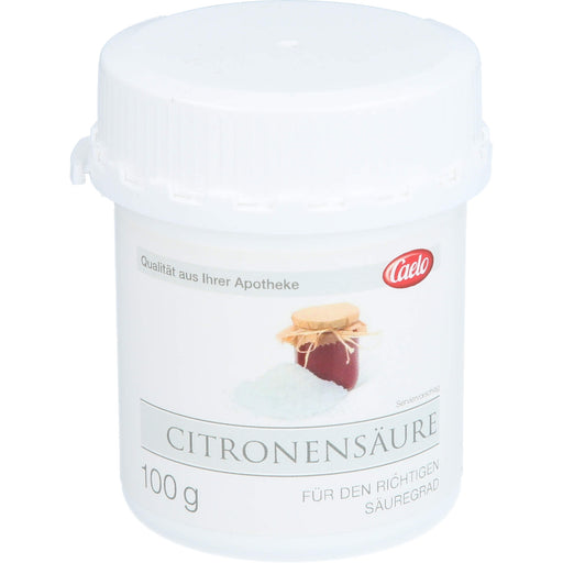 Citronensäure für Lebensmittel CAELO HV-Packung, 100 g PUL