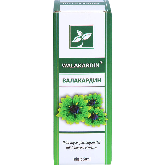 Walakardin Tropfen unterstützt das Herz-Kreislauf-System, 50 ml Lösung