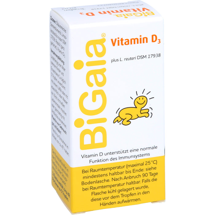 BiGaia plus Vitamin D3 Tropfen, 10 ml Lösung