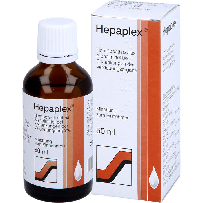 Hepaplex Mischung bei Erkrankungen der Verdauungsorgange, 50 ml Lösung