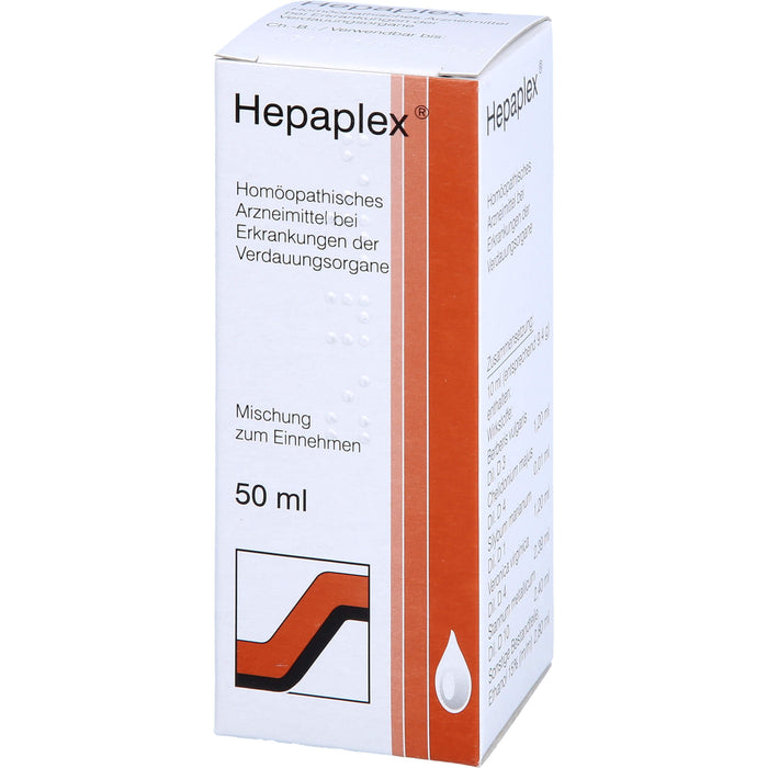 Hepaplex Mischung bei Erkrankungen der Verdauungsorgange, 50 ml Lösung