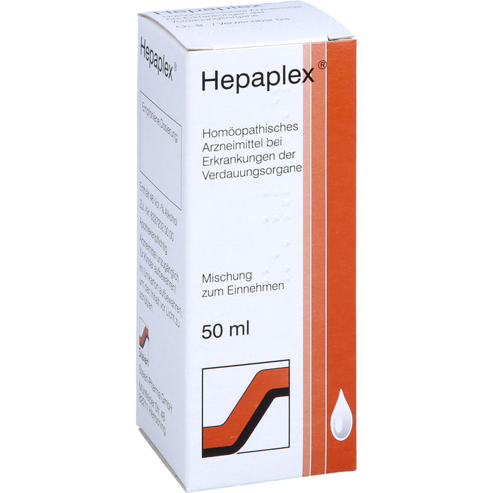 Hepaplex Mischung bei Erkrankungen der Verdauungsorgange, 50 ml Lösung