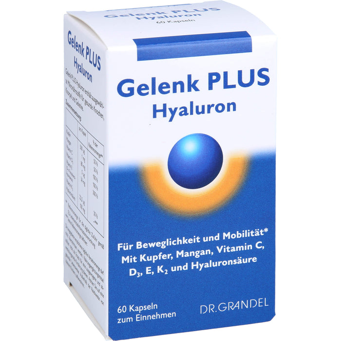 Dr. Grandel Gelenk plus Hyaluron Kapseln, 60 St. Kapseln