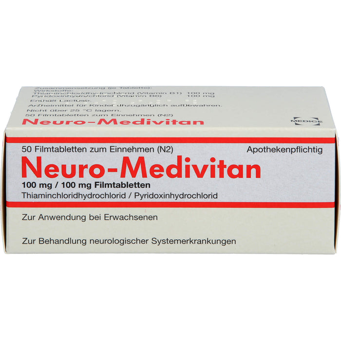 Neuro-Medivitan®, 100 mg/100 mg, Filmtabletten, 50 St FTA