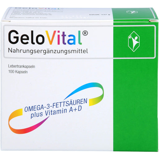 GeloVital Lebertrankapseln, 100 St. Kapseln