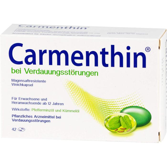 Carmenthin Weichkapseln bei Verdauungsstörungen, 42 pcs. Capsules