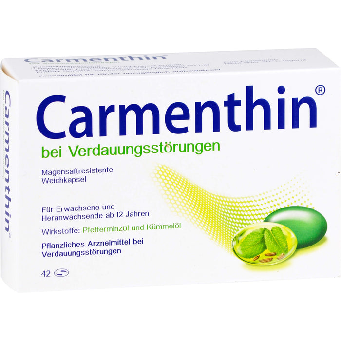 Carmenthin Weichkapseln bei Verdauungsstörungen, 42 pcs. Capsules