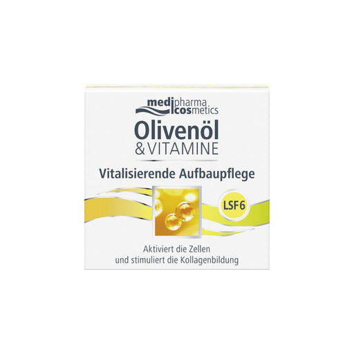 Olivenöl & Vitamine Vitalis. Aufbaupflege mit LSF, 50 ml Creme