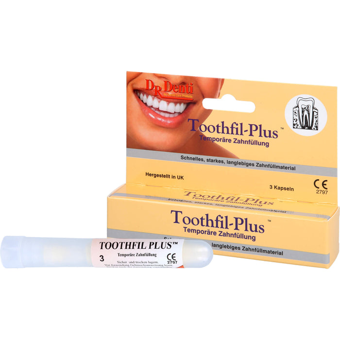 Dr.Denti Toothfil-Plus temporäre Zahnfüllung, 3 St. Kapseln