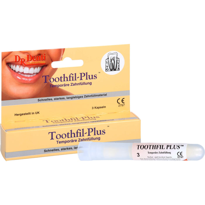 Dr.Denti Toothfil-Plus temporäre Zahnfüllung, 3 St. Kapseln