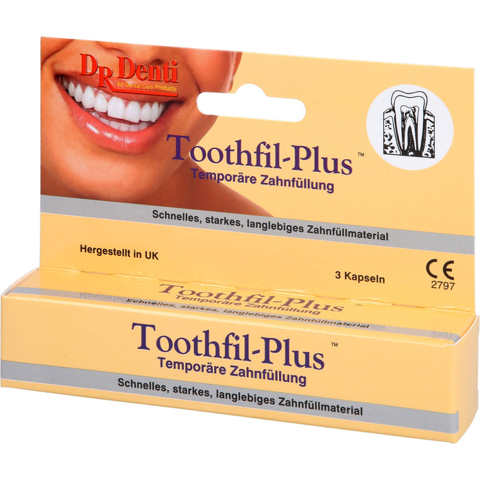 Dr.Denti Toothfil-Plus temporäre Zahnfüllung, 3 St. Kapseln