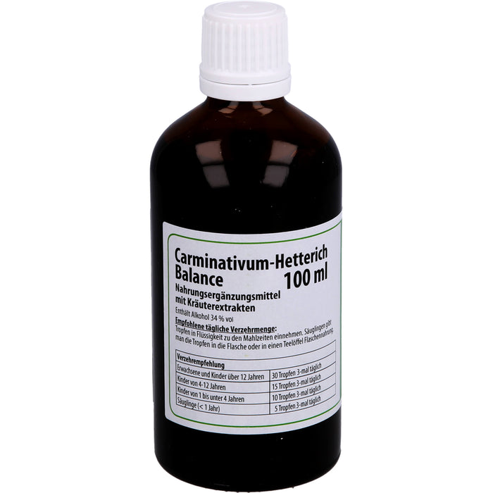 Carminativum-Hetterich Balance Tropfen, 100 ml Solution